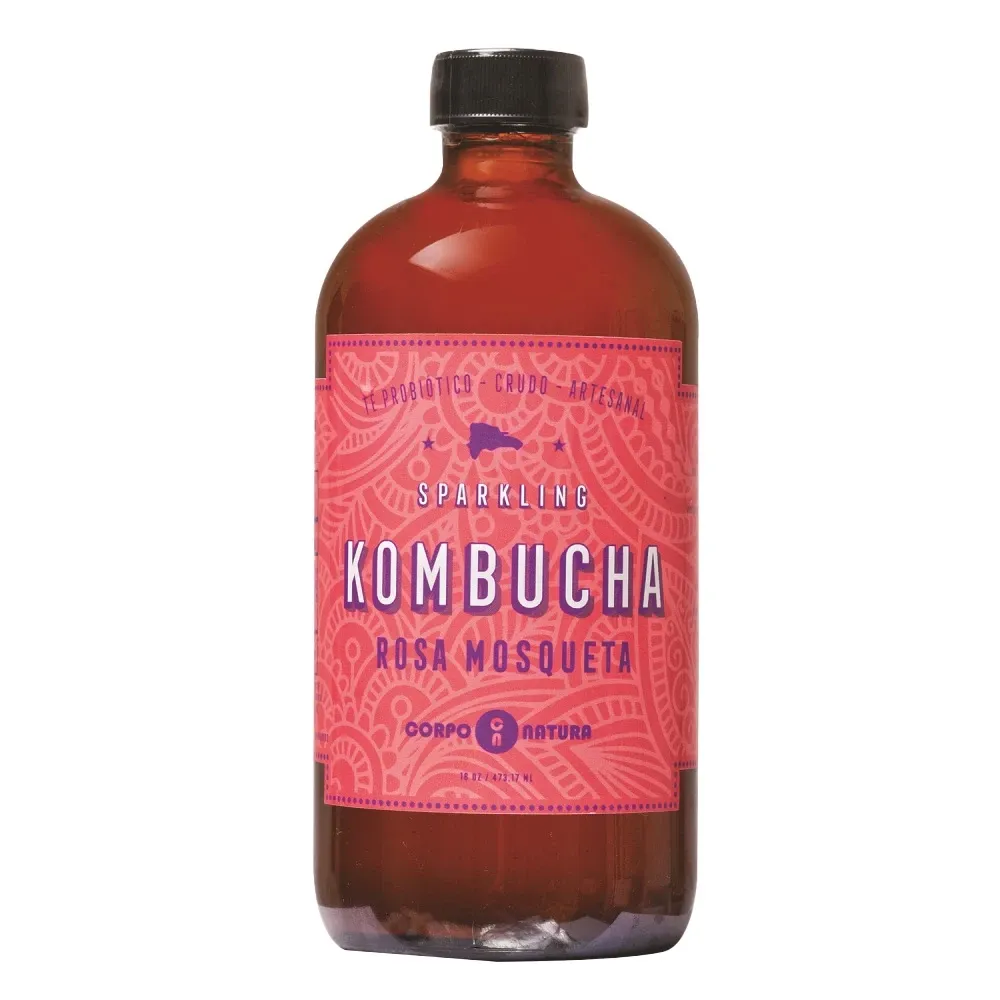 Bebida Kombucha Rosa Mosqueta 16 Oz