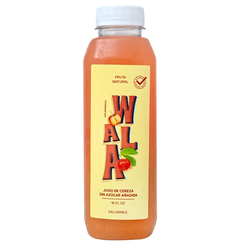 Jugo de Cereza Wala Sin Azúcar 16 Oz