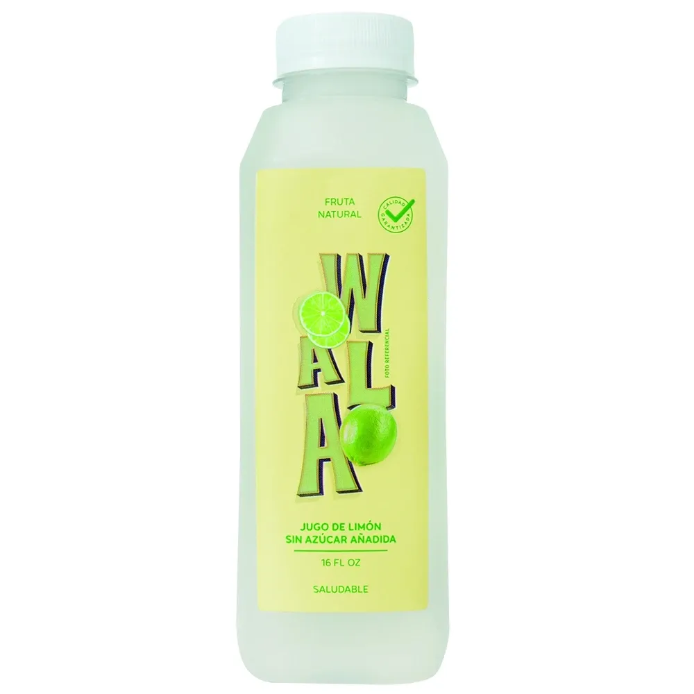 Jugo de Limón Wala Sin Azúcar 16 Oz