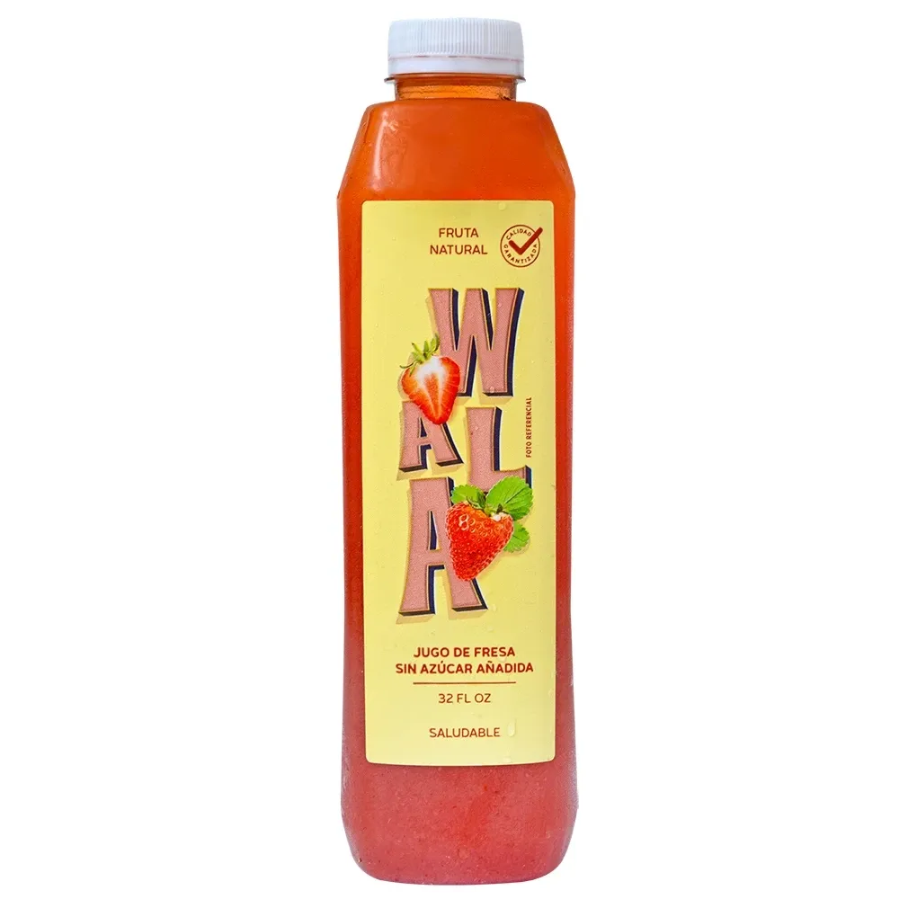 Jugo de Fresa Wala Sin Azúcar 16 Oz