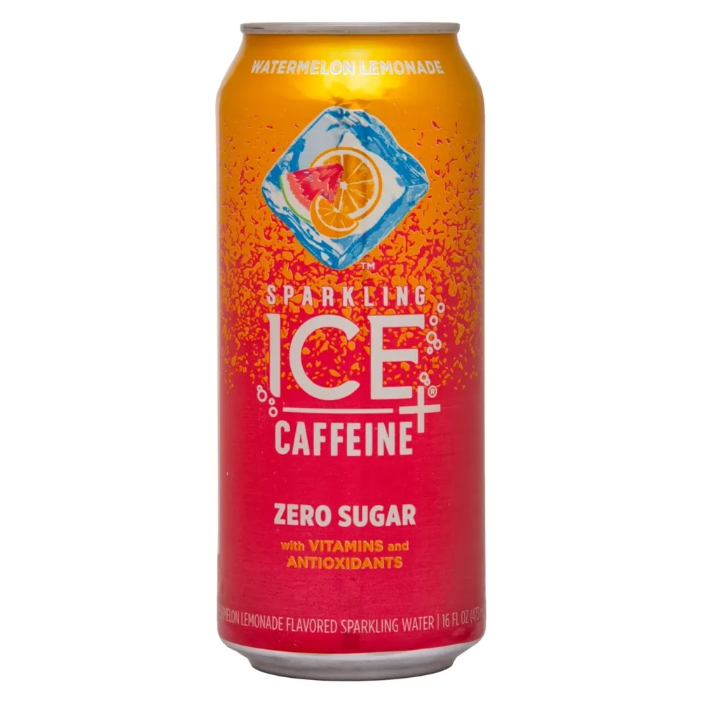 Agua Saborizada Ice + Caffeine Sandía Limonada 16 Oz