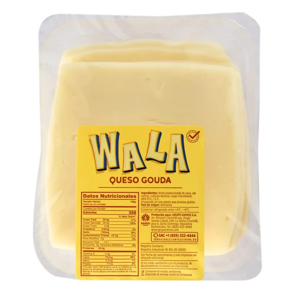 Queso Gouda Wala en Lonjas