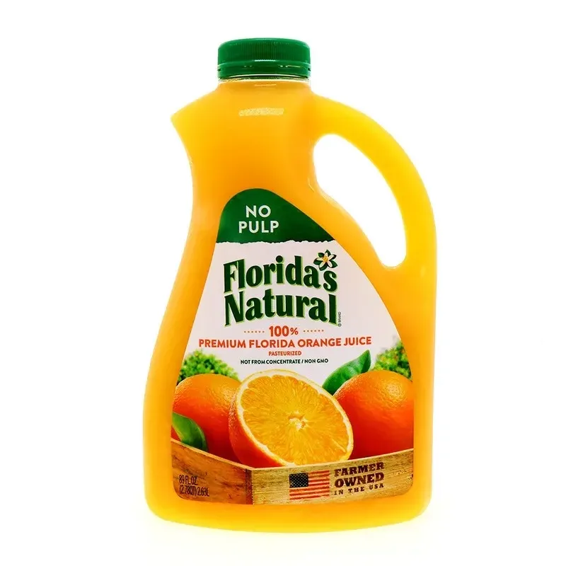 Jugo de Naranja Sin Pulpa Florida's Natural 89 Onzas