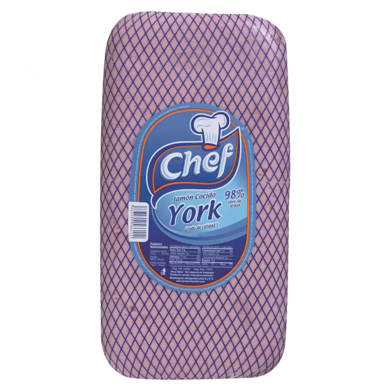 Jamón Chef York 202 Lb