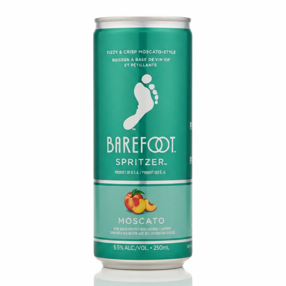 Vino Spritzer Moscato Barefoot 250 Ml